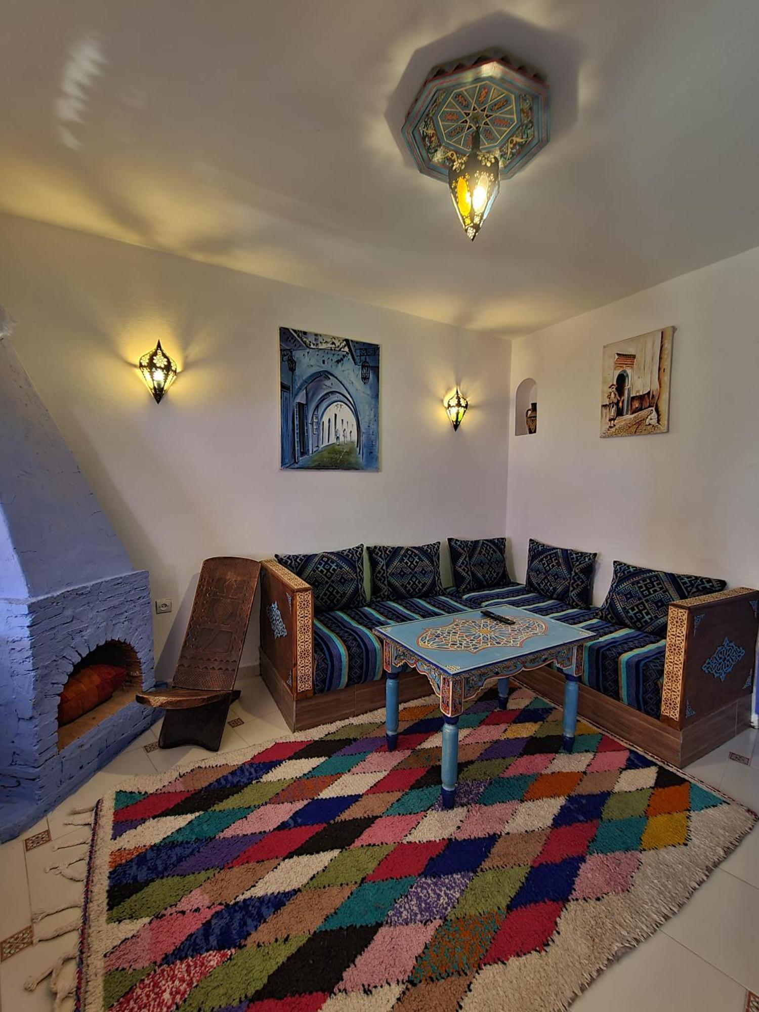 Casa Blue Star Hostel Chefchaouen Buitenkant foto